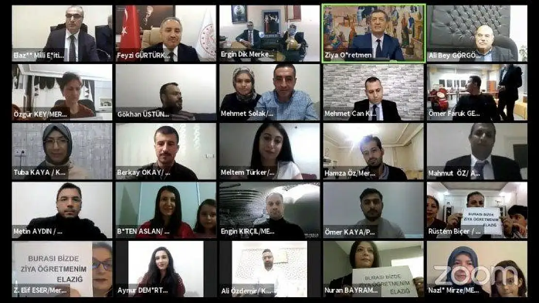 'Ziya Öğretmen ile Eğitim Buluşmaları' Elazığ'daydı