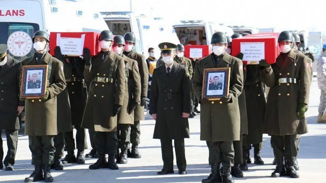11 Şehit Elazığ'dan Törenle Uğurlanıyor