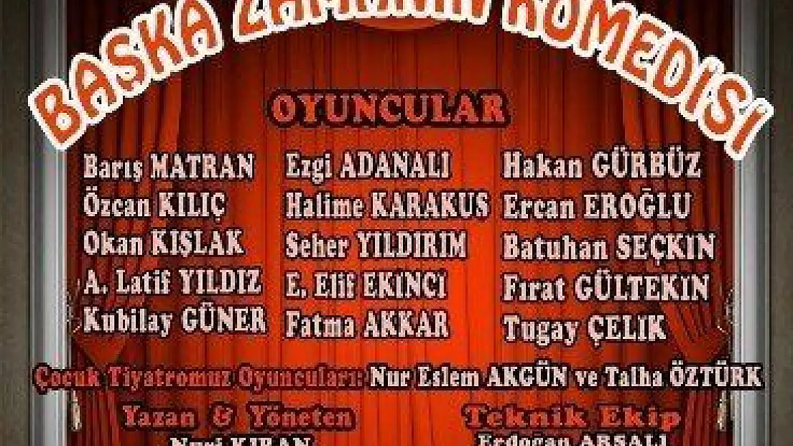 'Başka Zamanın Komedisi' Sahnelenecek