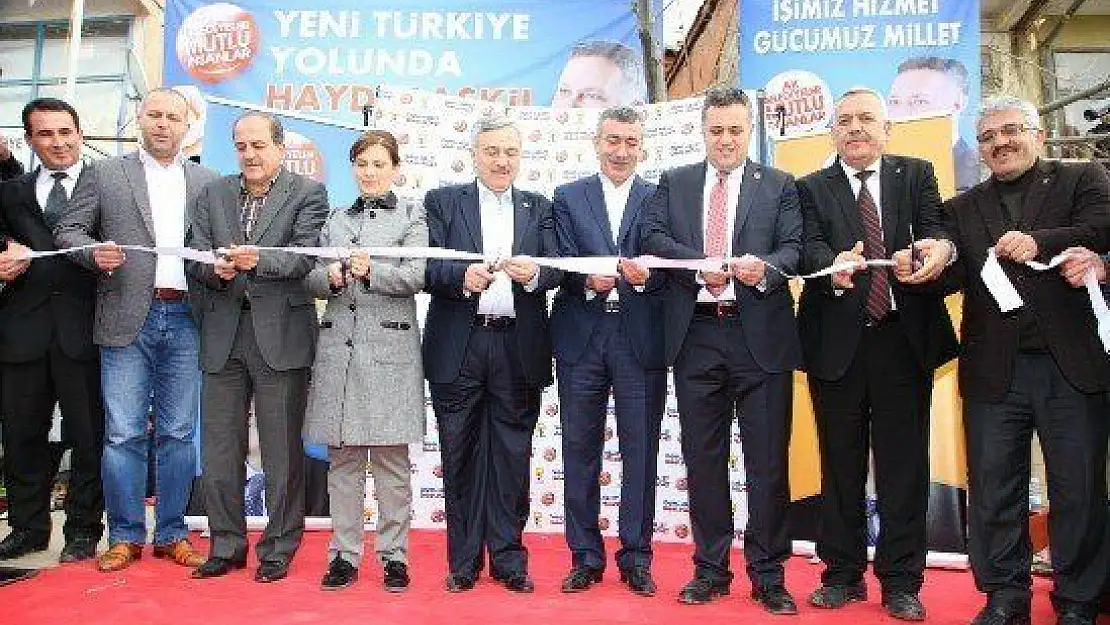 AK Parti'den Baskil'de Büro Açılışı
