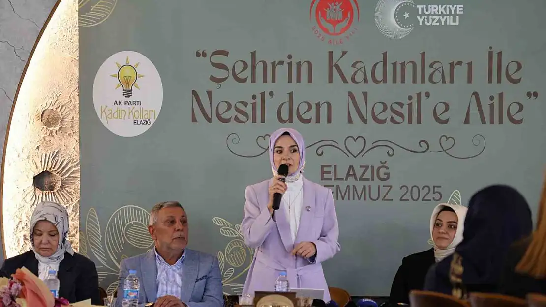 Aile ve Sosyal Hizmetler Bakanı Mahinur Özdemir Göktaş Elazığ'da