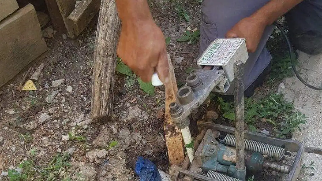 Belediye Başkanından kaçak su kullananlara tepki: 'Hepinizi Allah'a havale ediyorum'