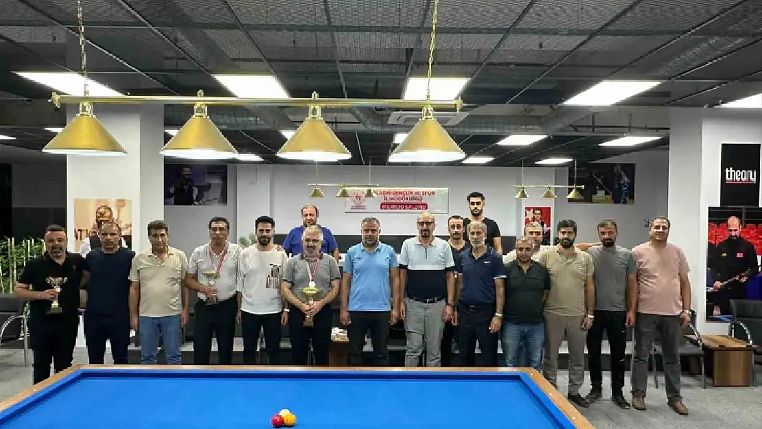 2. etap 3 bant bilardo il şampiyonası gerçekleştirildi