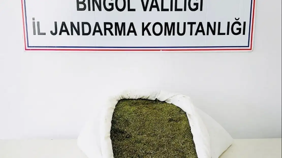 Bingöl'de 17 kilo esrar ele geçirildi