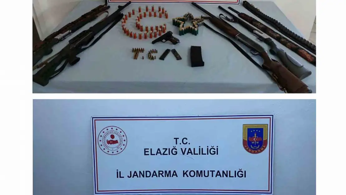 7 adet ruhsatsız silah ele geçirildi