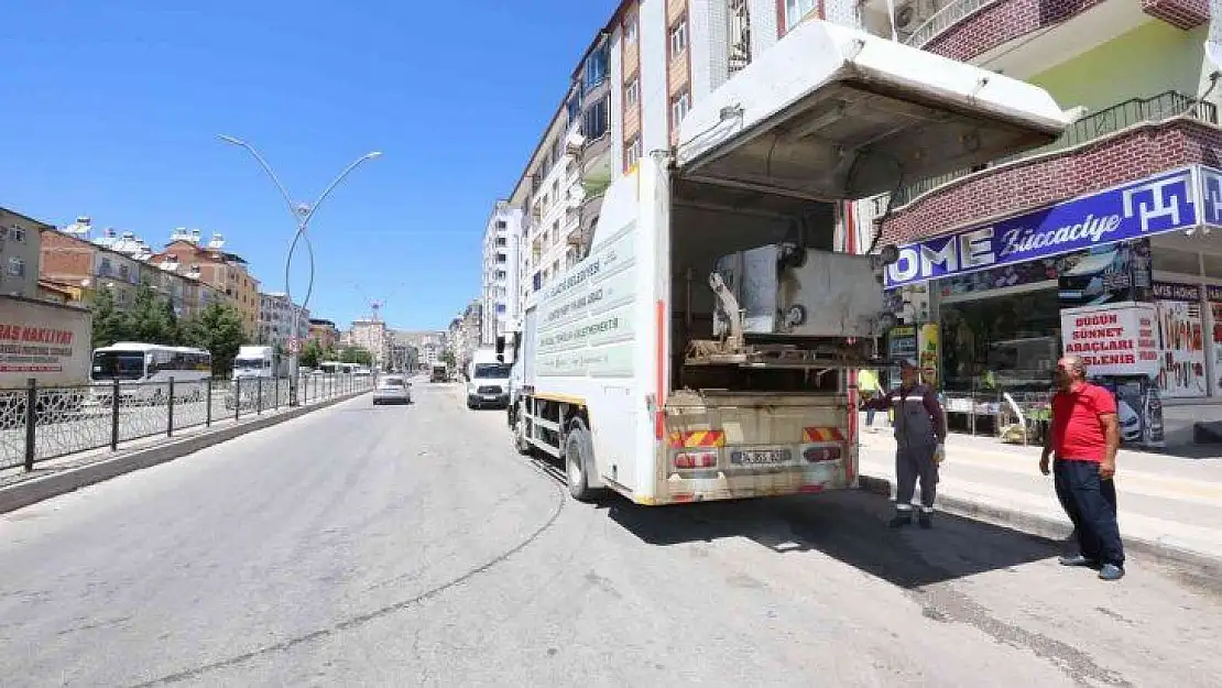 Bayram sonrası Şehir genelinde hijyen çalışması