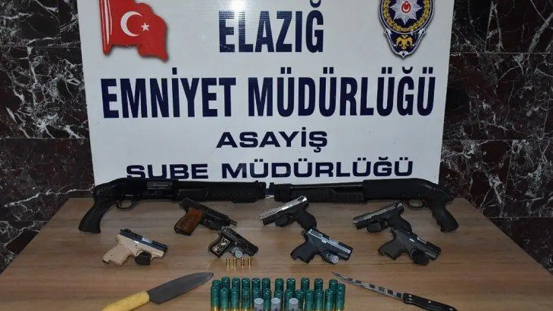 Elazığ'da 143'ü aranan 238 şahıs yakalandı, 61'i tutuklandı