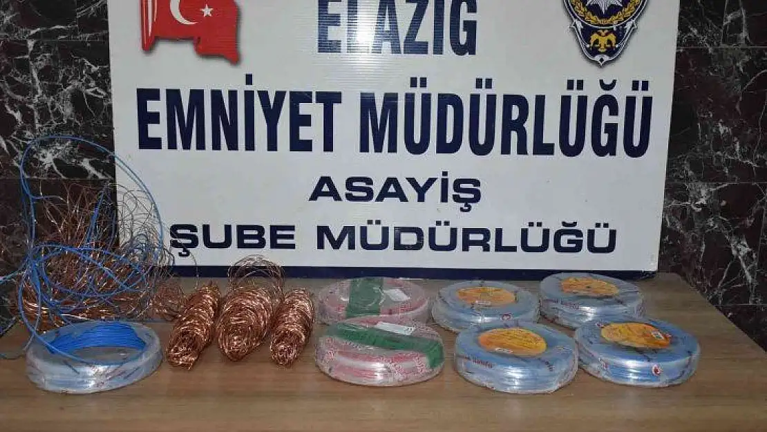Çaldıkları kabloları yaktılar