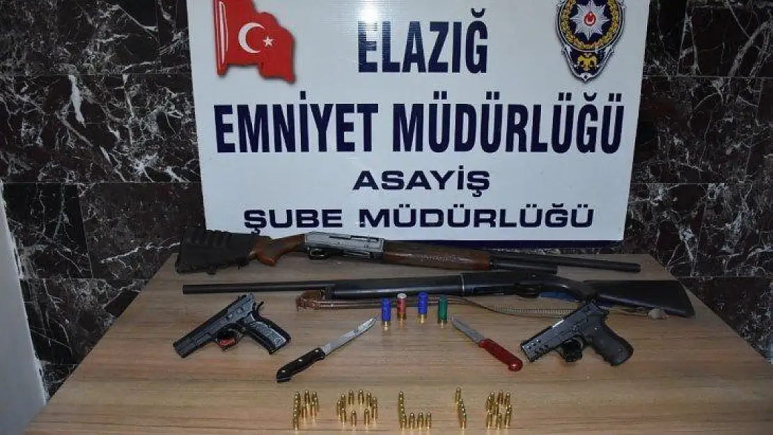 Elazığ'da 61'i aranan 89 şahıs yakalandı, 18'i tutuklandı
