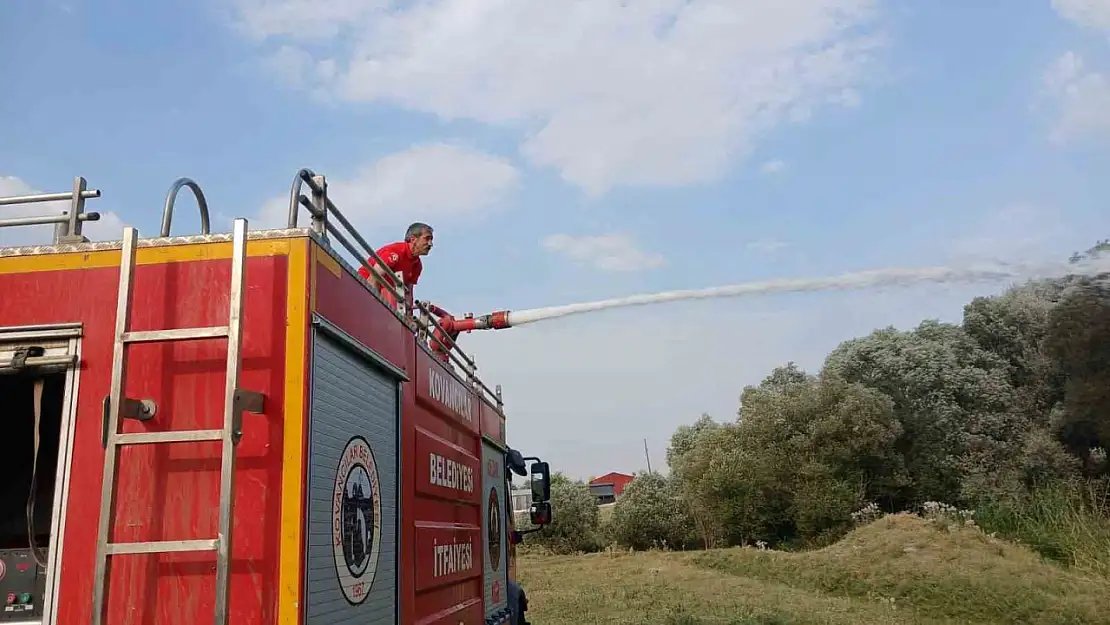 Elazığ'da yangın ekipler tarafından söndürüldü