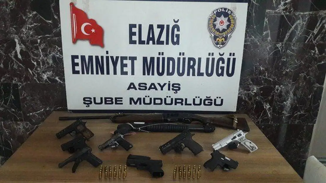 Elazığ'da aranan 94 şüpheli yakalandı, 19'u tutuklandı