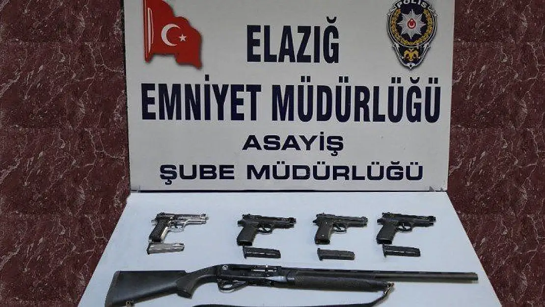 Elazığ'da bir haftada 16 şüpheli tutuklandı