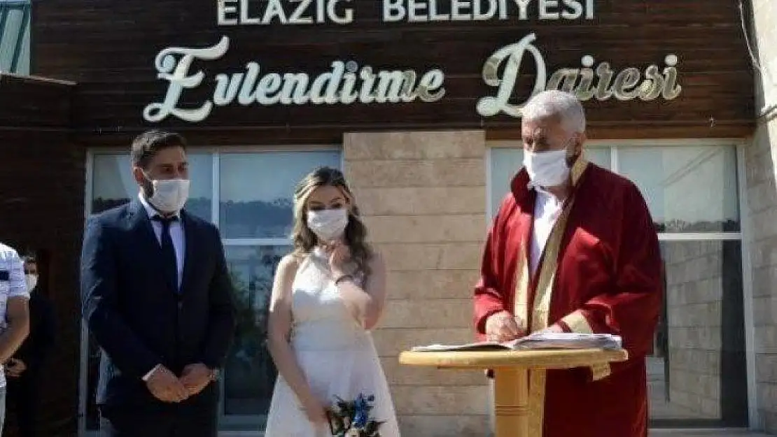 Elazığ'da Covid-19 tedbiri, nikahlara gelin ve damat dahil 10 kişi katılabilecek