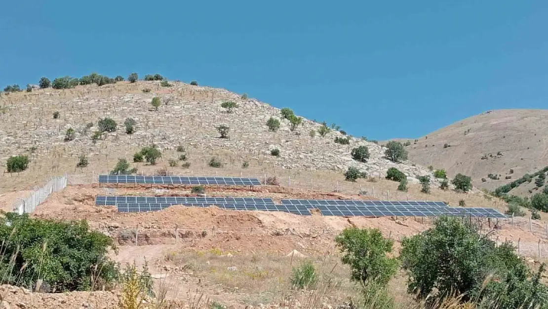 Elazığ'da GES sulama projesi tamamlandı