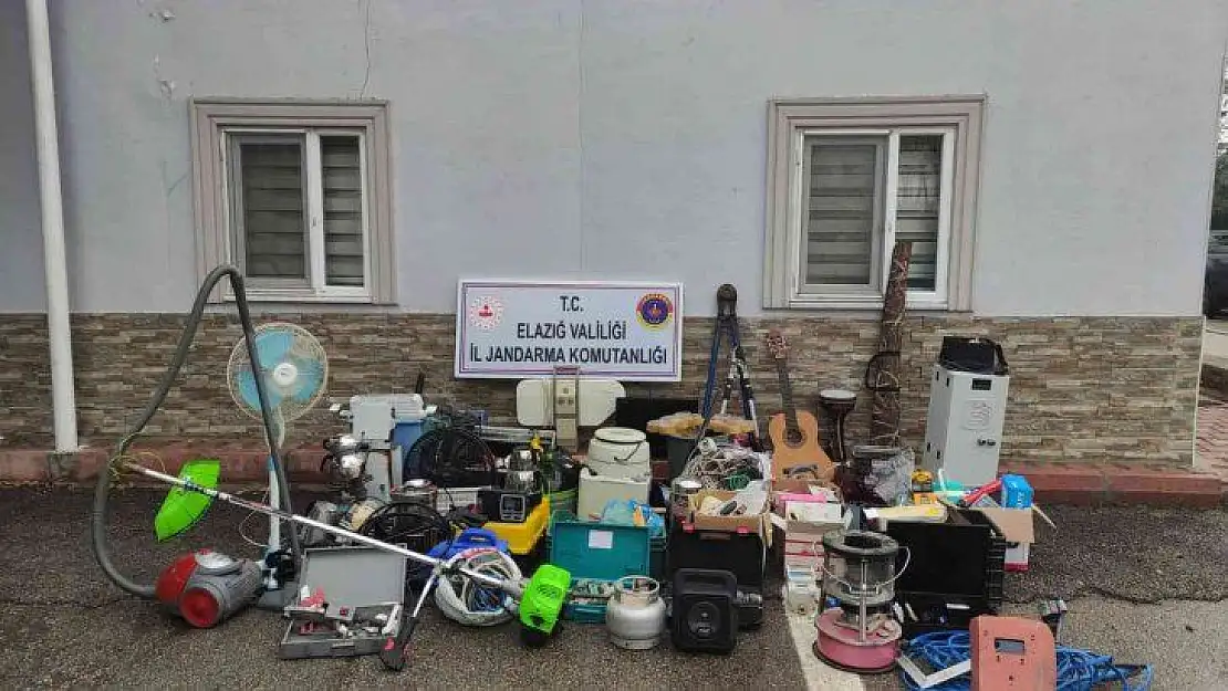 Elazığ'da jandarma ekipleri hırsızlara göz açtırmıyor..