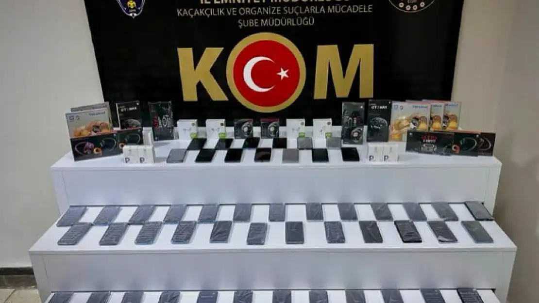 Elazığ'da kaçakçılık operasyonu: 2 gözaltı