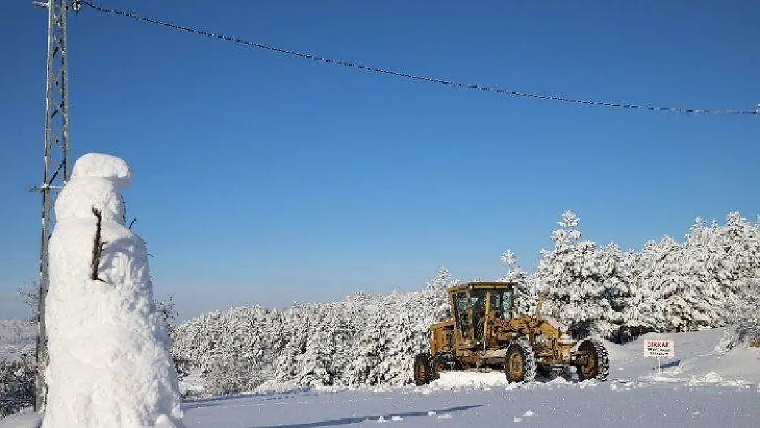 Elazığ'da kar nedeniyle 198 köy yolu kapandı