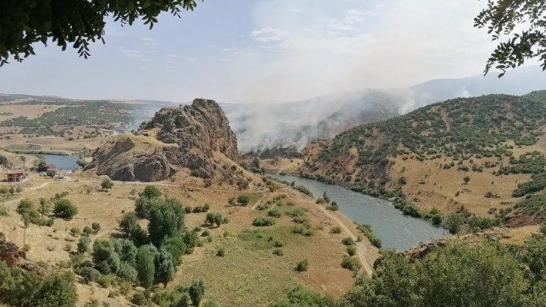 Elazığ'da ki orman yangını söndürüldü, 150 dönüm alan zarar gördü