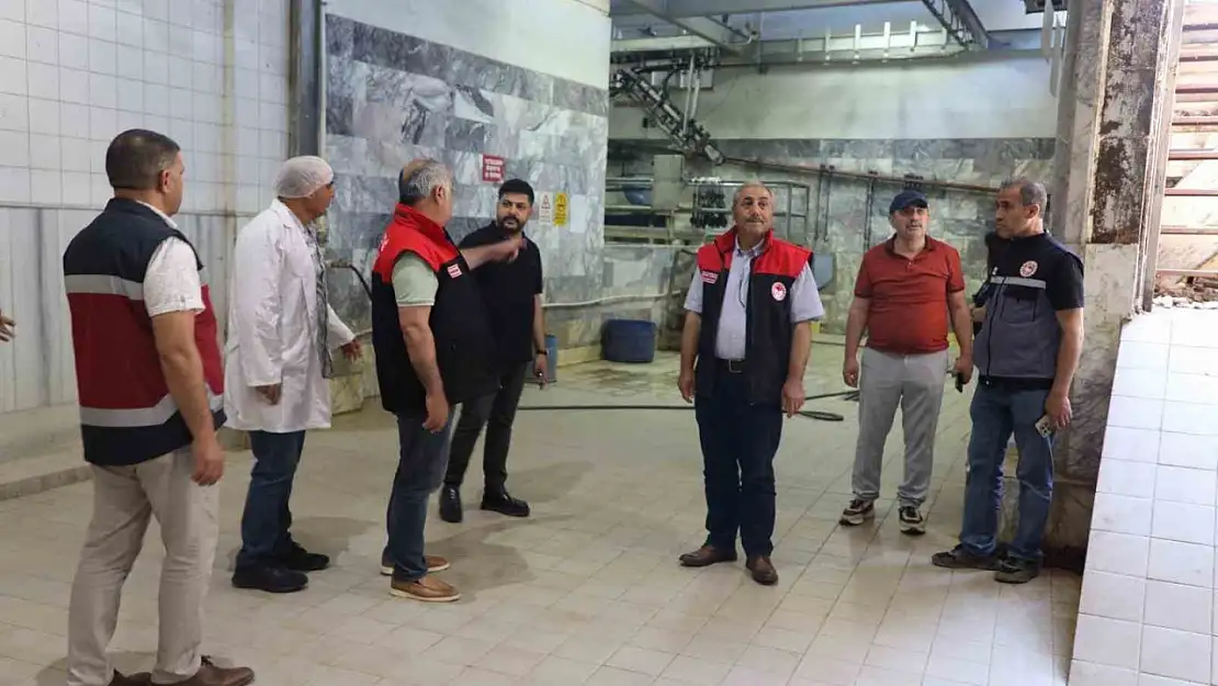 Elazığ'da kırmızı et kesimhaneleri denetlendi
