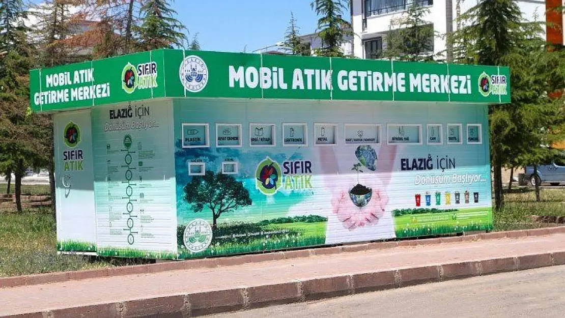 Elazığ'da mobil atık merkezleriyle çevre korunacak, ekonomiye katkı sağlanacak