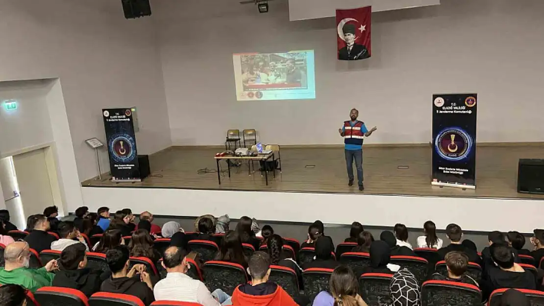 Elazığ'da öğrencilere siber farkındalık eğitimi