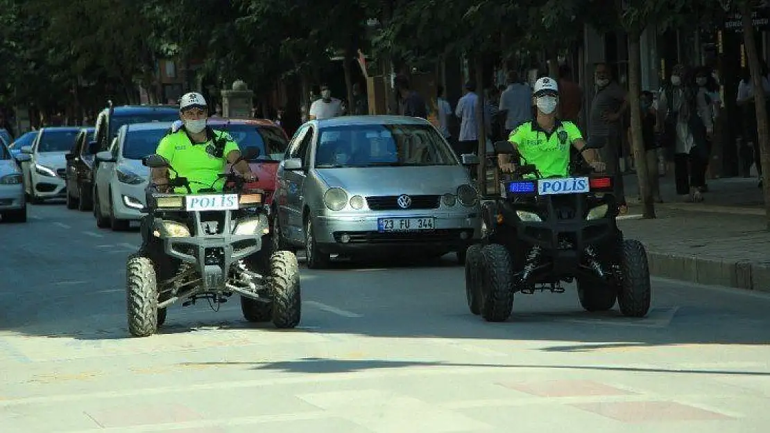 Elazığ'da polisler, ATV  motorlu  denetime başladı