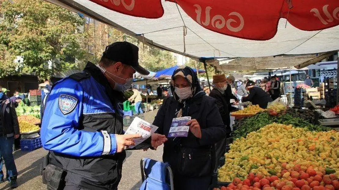 Elazığ'da polisten Covid-19 denetimi