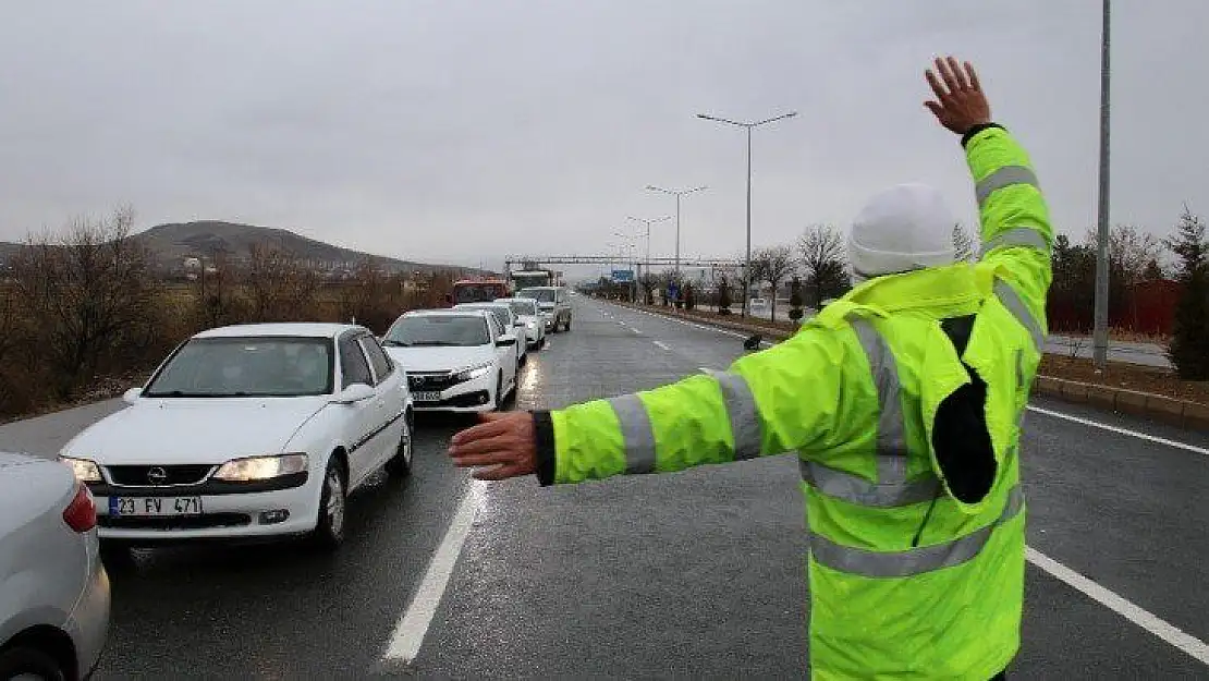 Elazığ'da Kış Lastiği Denetimi