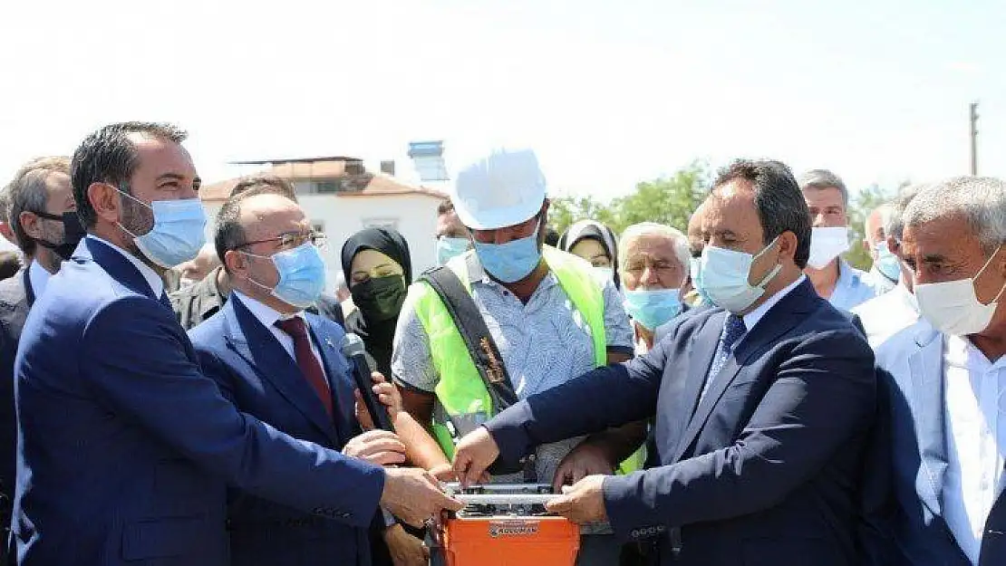 Elazığ'da temel atma ve şehitlik anıtı açılış programı