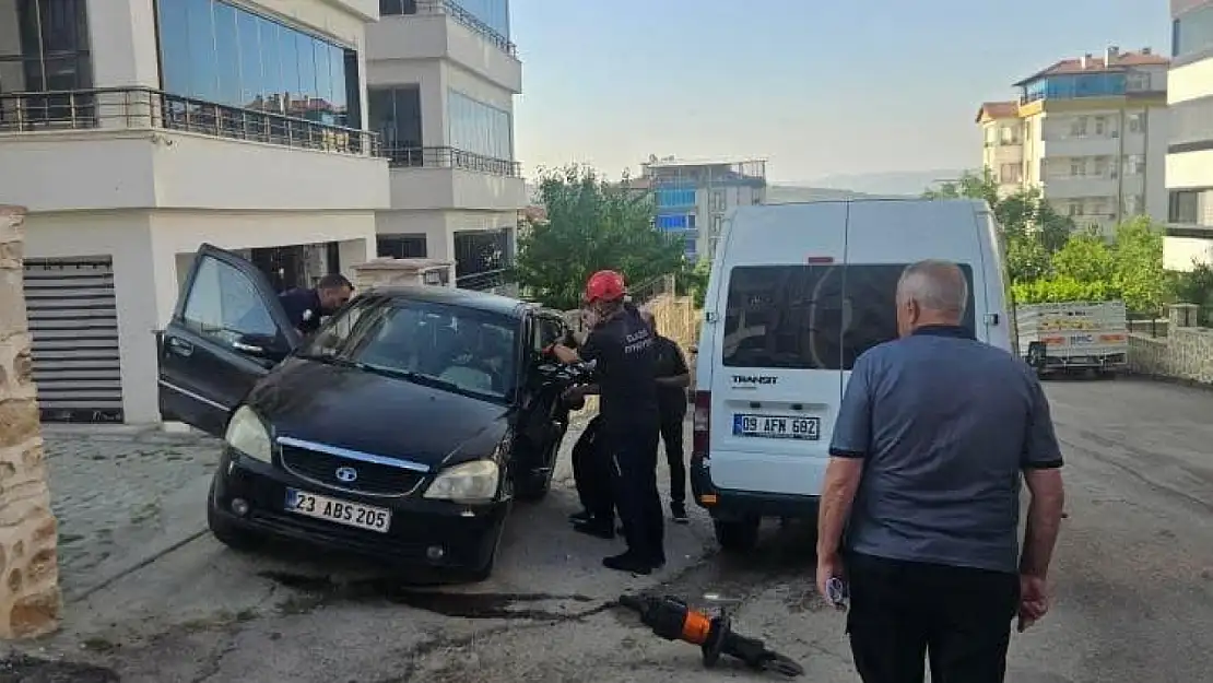 Elazığ'da trafik kazası:  1 yaralı