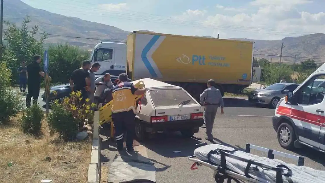 Elazığ'da trafik kazası: 1 yaralı