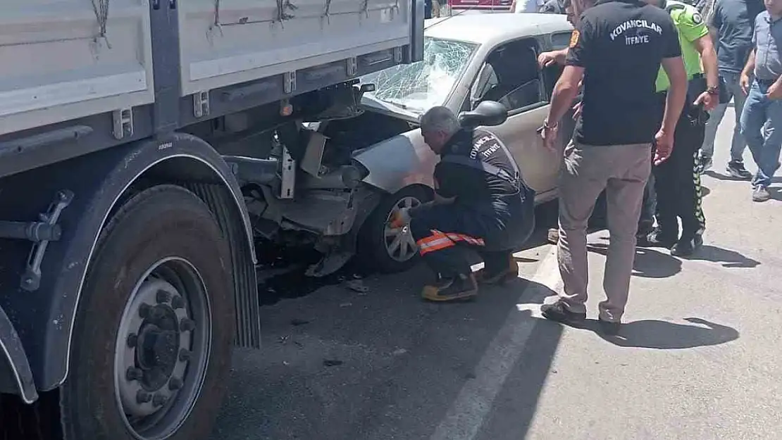 Elazığ'da trafik kazası: 1 yaralı