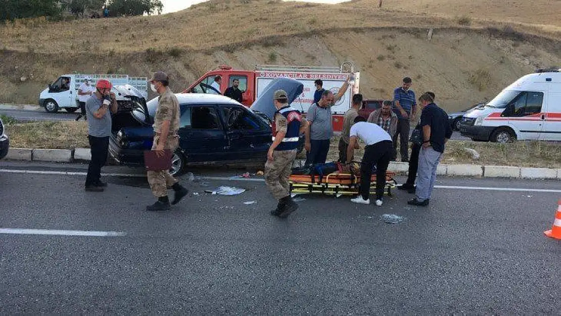 Elazığ'da korkutan kaza