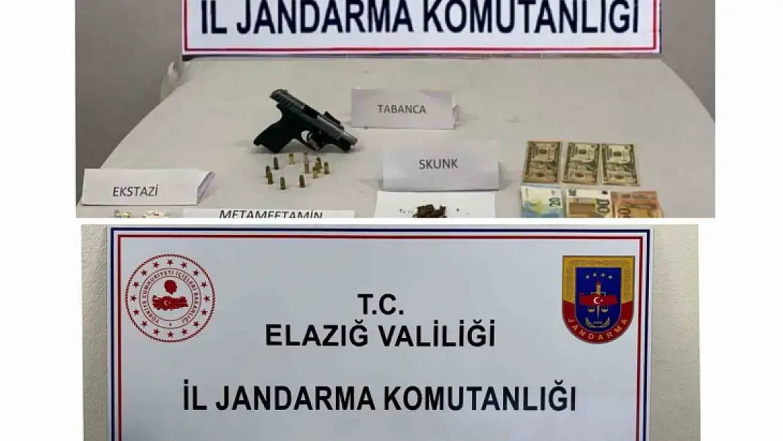 Elazığ'da uyuşturucu taciri 3 şüpheli yakalandı