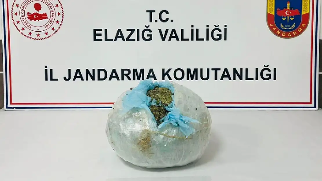 Elazığ'da uyuşturucuya geçit yok: 1 tutuklama