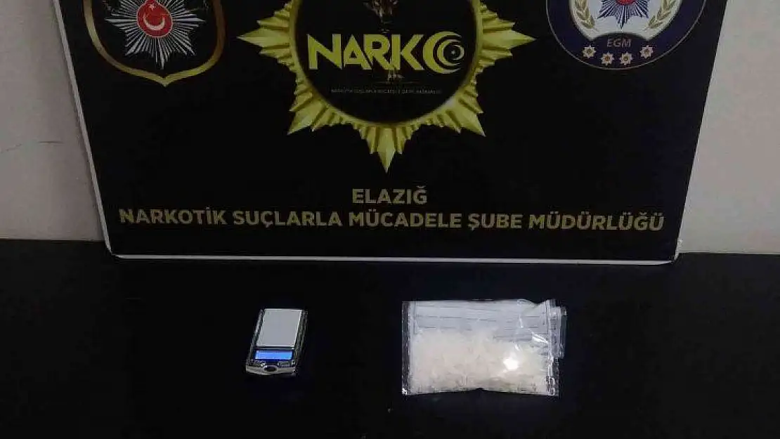 Elazığ'da uyuşturucuyla mücadele