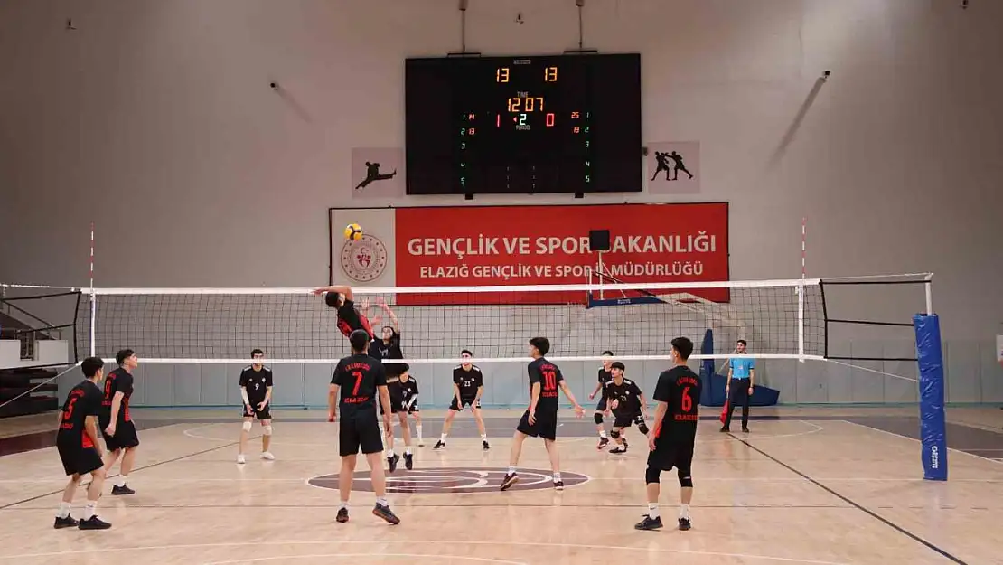 Elazığ'da voleybol müsabakaları sona erdi