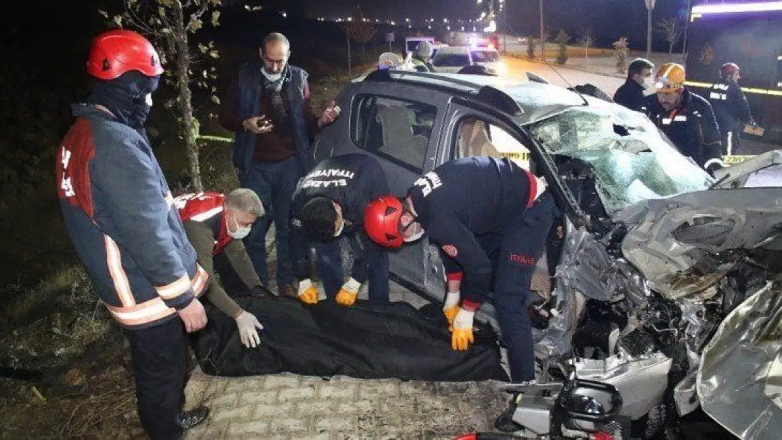 Elazığ'daki feci kazada ölen 4 kişinin kimliği belli oldu