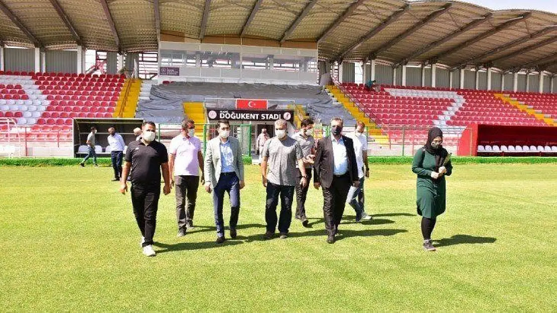 Elazığ Doğukent Stadı denetlendi