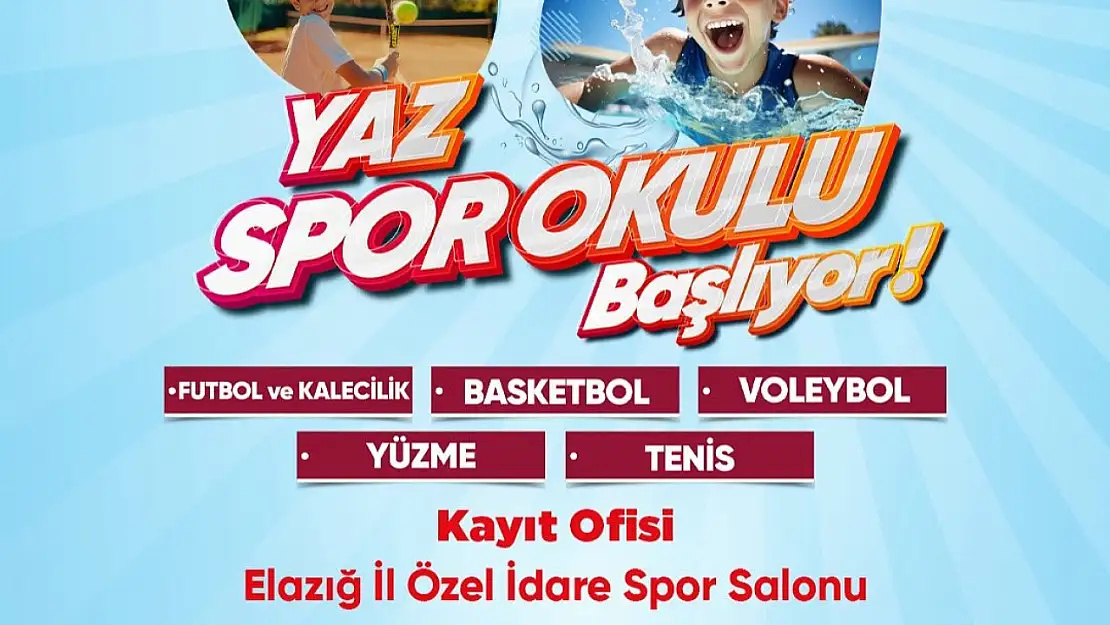 Yaz Spor Okulları kayıtları başladı