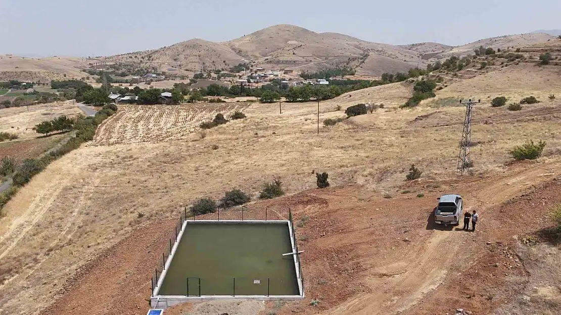 Elazığ İl Özel İdaresi'nden sulama suyu tesisi