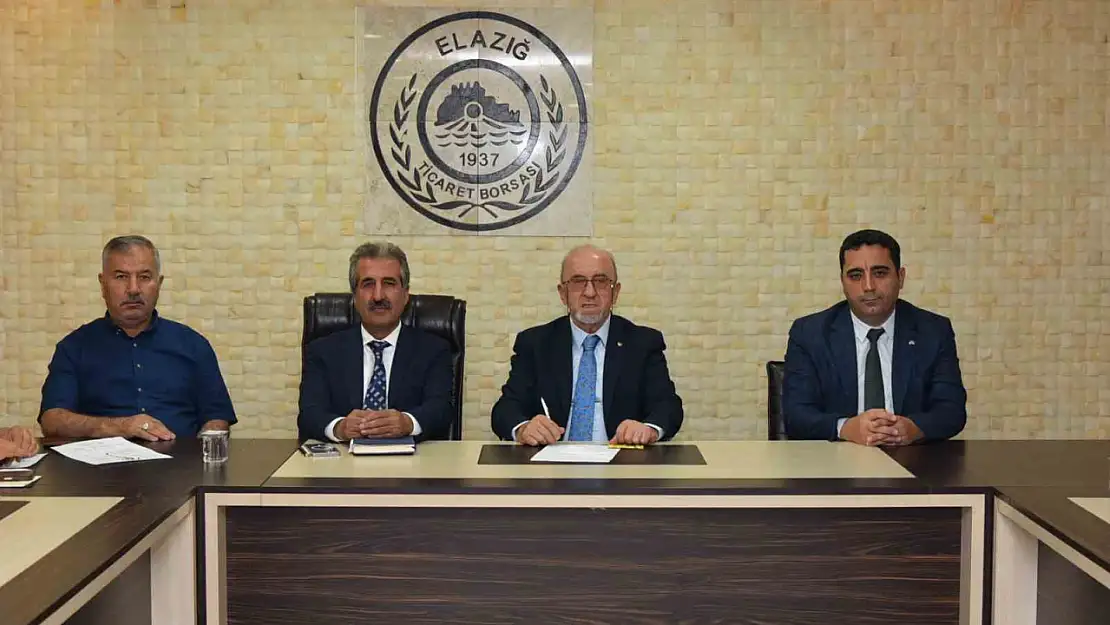 Elazığ Ticaret Borsası Meclis Toplantısı'nda atıl kaynakların üretime kazandırılması ve istihdam görüşüldü