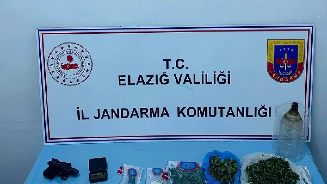 Elazığ uyuşturucuyla mücadele: 1 gözaltı