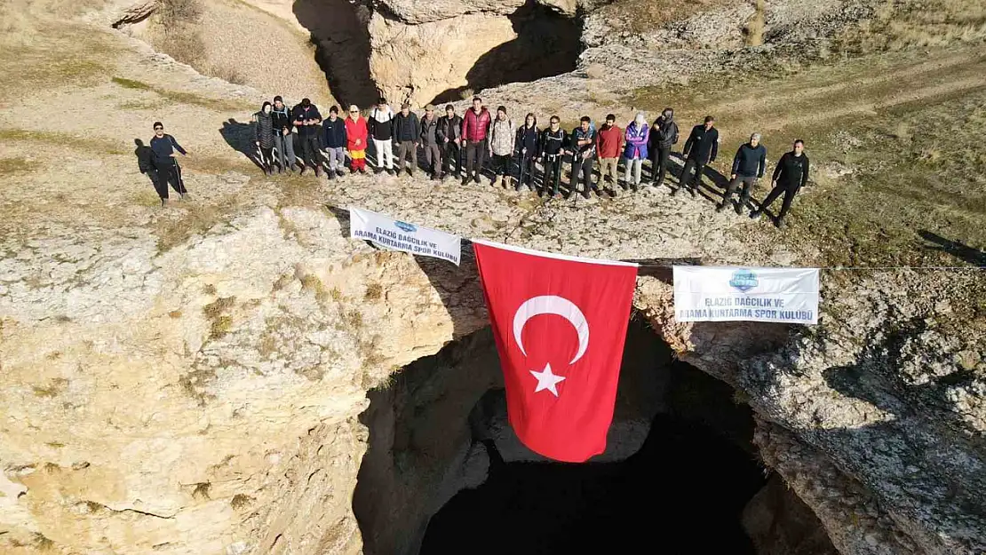 Elazığlı dağcılar ve doğa severler, kanyonların güzelliklerini keşfetti