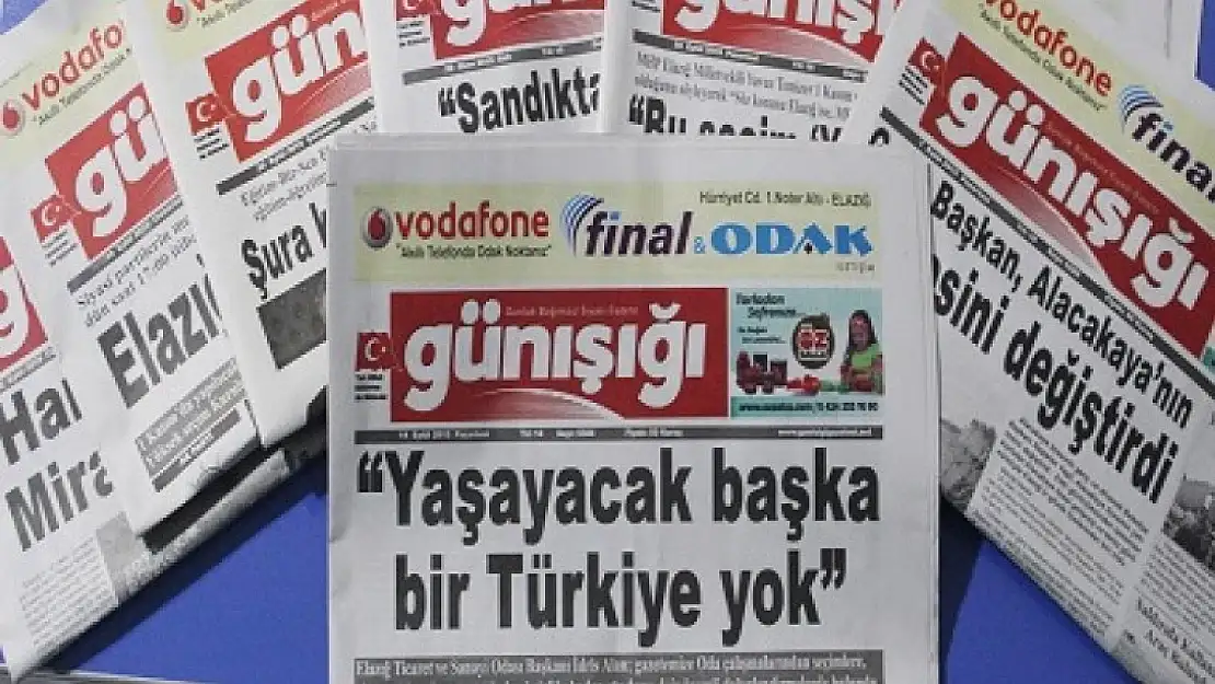 Günışığı Gazetesi'ne Daha Nice Yıllar!