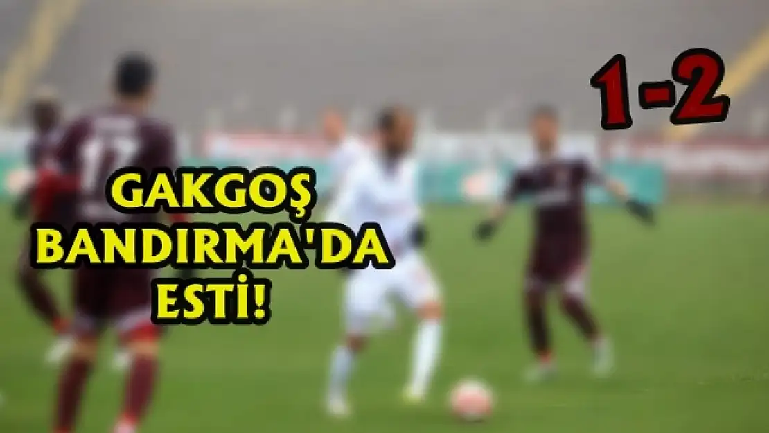 Elazığspor Bandırma'da Kazandı
