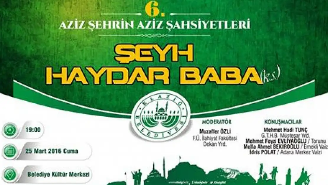 Şeyh Haydar Baba Anılacak