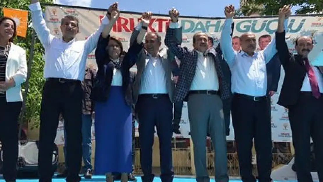 Ak Parti Adayları Arıcak Ve Alacakaya İlçelerinde