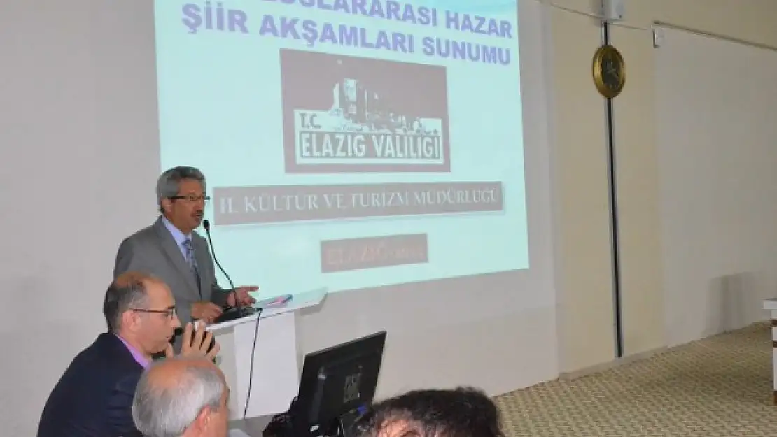 Hazar Şiir Akşamları Hazırlıkları Başladı