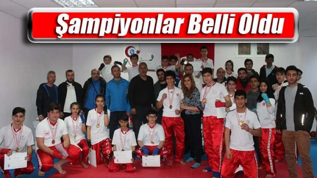 Kick Boks Şampiyonaları Sona Erdi.